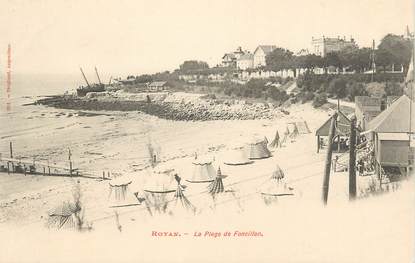 .CPA FRANCE 17 "Royan, La plage de Foncillon"