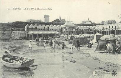 .CPA FRANCE 17 " Royan, Le chay à l'heure du bain"