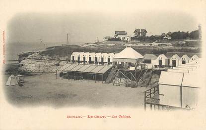 .CPA FRANCE 17 " Royan, Le chay, les cabines"