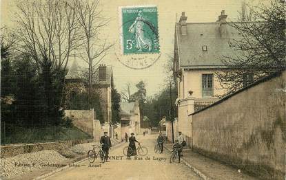 CPA FRANCE 77 "Annet, rue de Lagny"