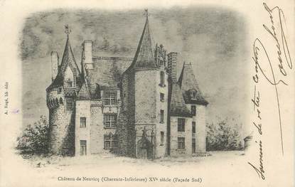 .CPA  FRANCE 17 " Neuvic, Le château"