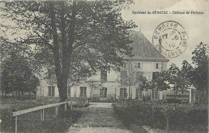 .CPA  FRANCE 17 " Environs de Gémozac, Château de Périssac"