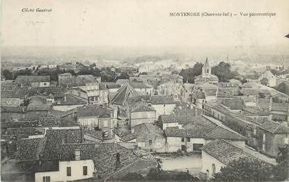 .CPA  FRANCE 17 " Montendre, Vue panoramique"