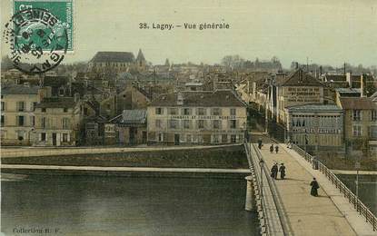 CPA FRANCE 77 "Lagny, vue générale"