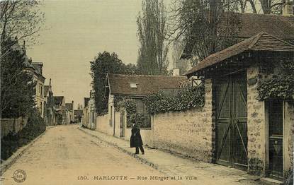 CPA FRANCE 77 "Marlotte, rue Mürger et la Villa"