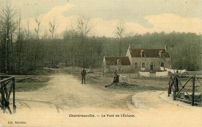 CPA FRANCE 77 "Chaintreauville, le Pont de l'Ecluse"