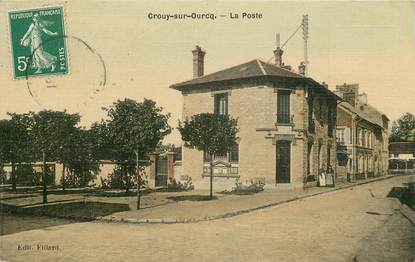 CPA FRANCE 77 "Crouy sur Ourcq, la Poste"