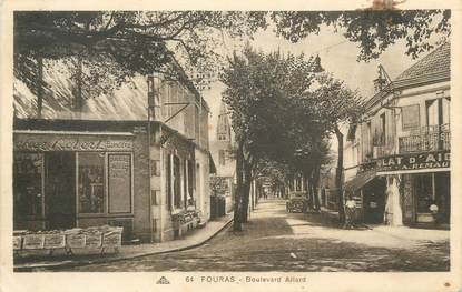 .CPA   FRANCE 17 " Fouras, Boulevard Allard"