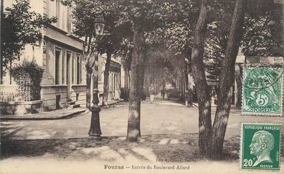 .CPA   FRANCE 17 " Fouras, Entrée du Boulevard Allard"