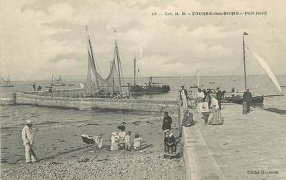 .CPA   FRANCE 17 " Fouras les Bains, Le port"