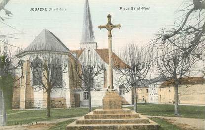 CPA FRANCE 77 "Jouarre, Place Saint Paul"