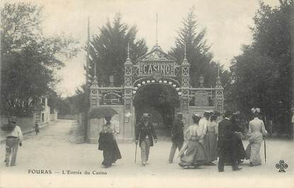 .CPA   FRANCE 17 " Fouras, Entrée du casino"