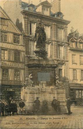 CPA FRANCE 76 "Rouen, statue de Jeanne d'Arc"