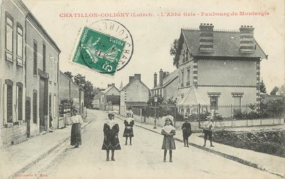 CPA FRANCE 45 "Chatillon Coligny, l'Abbé Gris, Faubourg de Montargis"