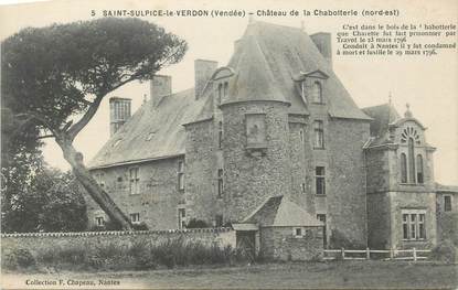 .CPA  FRANCE 85 "St Sulpice le Verdon, Château de la Chabotterie"