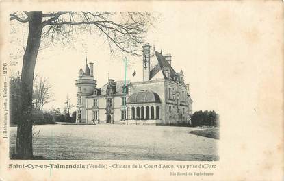 .CPA  FRANCE 85 "St  Cyr en Talmondais, Château de la Court d'Aron"