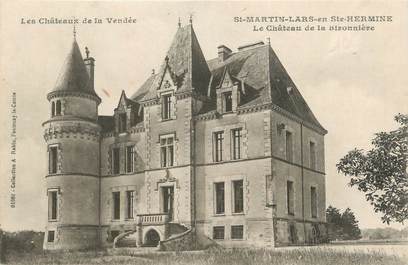 .CPA  FRANCE 85 "St  Martin Lars en Ste Hermine, Château de la Bironniière"