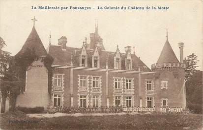 .CPA  FRANCE 85 "La Meilleraie par Pouzauges, La colonie du Château de la Motte"