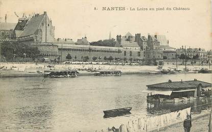 CPA FRANCE 44 "Nantes, la Loire au pied du Chateau"