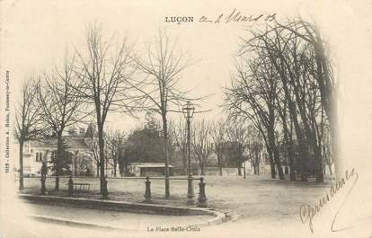 .CPA  FRANCE 85 "Luçon, Place Belle Croix"