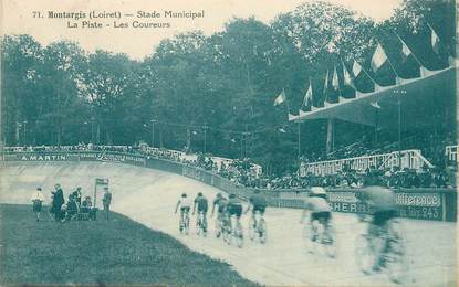   CPA FRANCE 45 "Montargis, les coureurs cyclistes"