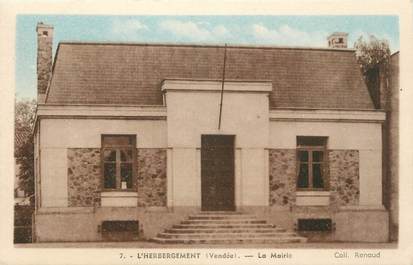 .CPA  FRANCE 85  "L'Hébergement, La Mairie"