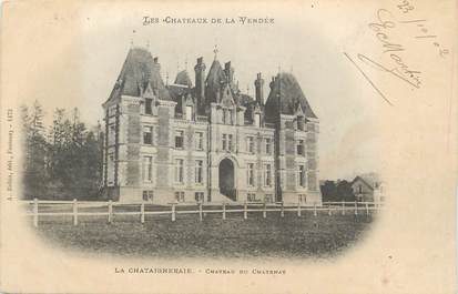 .CPA  FRANCE 85  LaChataigneraie, Château u Chatenay"