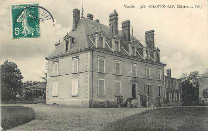 .CPA  FRANCE 85  "Chantonnay, Château du Pally"