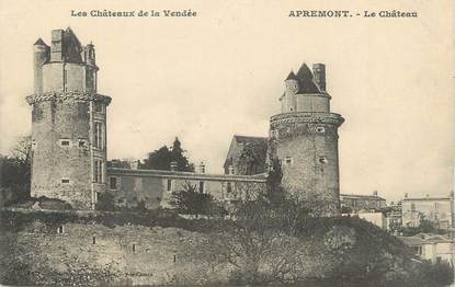 .CPA  FRANCE 85  "Apremont,, Le château"