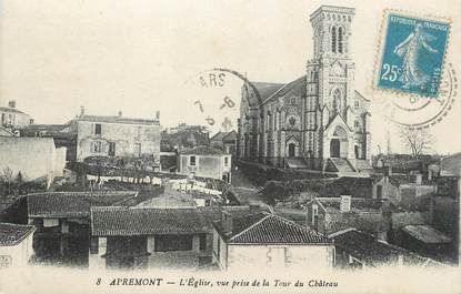 .CPA  FRANCE 85  "Apremont, L'église"