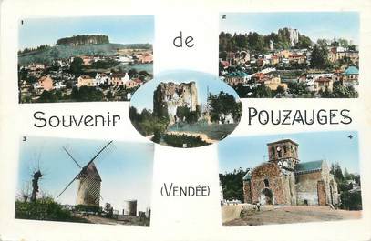 .CPSM  FRANCE 85  "Pouzauges, Vues"