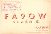 Algerie CPA ALGERIE "Constantine" / CARTE RADIO AMATEUR
