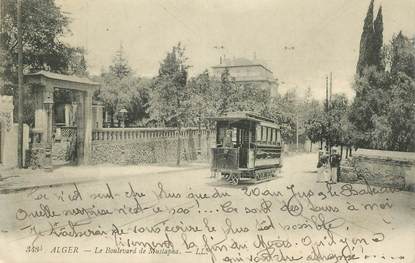 CPA ALGERIE  "Alger, le boulevard de Mustapha"
