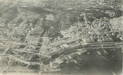 CPA ALGERIE  "Alger, vue prise en ballon"