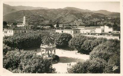 CPSM ALGERIE   "Blida, vue sur la Place d'Armes vers l'Atlas"