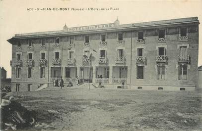 .CPA FRANCE 85  " St Jean de Monts, Hôtel de la plage"