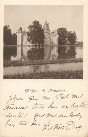 . CPA FRANCE 86 " Lanscome, Le château"