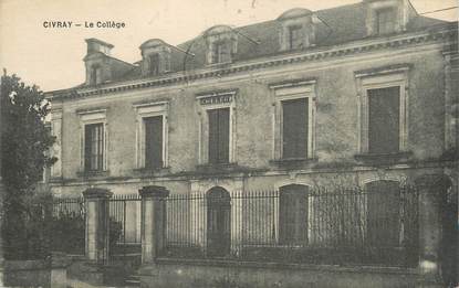 . CPA FRANCE 86 "Civray, Le collège"