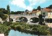 . CPSM  FRANCE 86 "Civray, Le pont neuf sur la Charente"