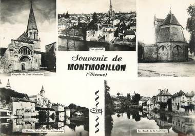 . CPSM  FRANCE 86 " Montmorillon, Vues"