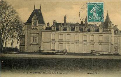 CPA FRANCE 61 "Dancé, chateau de la Beuvrière"