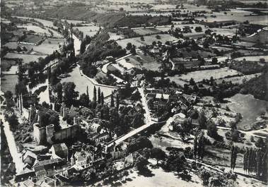 . CPSM  FRANCE 86 " Angles sur l'Anglin, Ruines du château et vallée de l'Anglin"