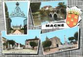 86 Vienne . CPSM  FRANCE 86 " Magné, Vues"