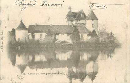 . CPA  FRANCE 23 "Environs de Guéret, Château du Terret "