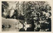 23 Creuse . CPSM  FRANCE 23 "  Vallières, Le lac et le château de la Villeneuve"
