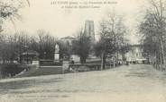 32 Ger . CPA  FRANCE 32 " Lectoure, La promenade du Bastion et Statue du Maréchal Lannes"