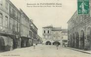 32 Ger . CPA FRANCE 32 " Fleurance, Place de l'Hôtel de Ville"