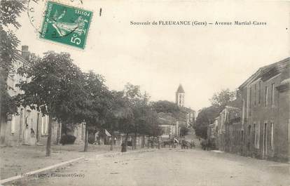 . CPA FRANCE 32 " Fleurance, Avenue Martial Cazes"