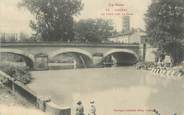 32 Ger . CPA FRANCE 32 "  Lombez, Poste, Le pont sur la Save"