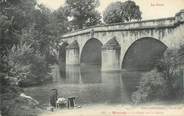 32 Ger . CPA FRANCE 32 "Mirande, Le pont sur la Baïse"